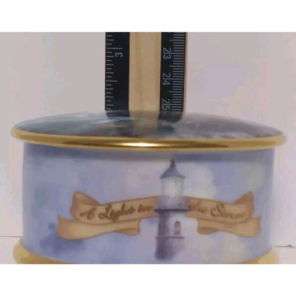 Music Box Thomas Kincade Light House Scene Porcelain Ardleigh Elliott Numbered - Picture 8 of 9